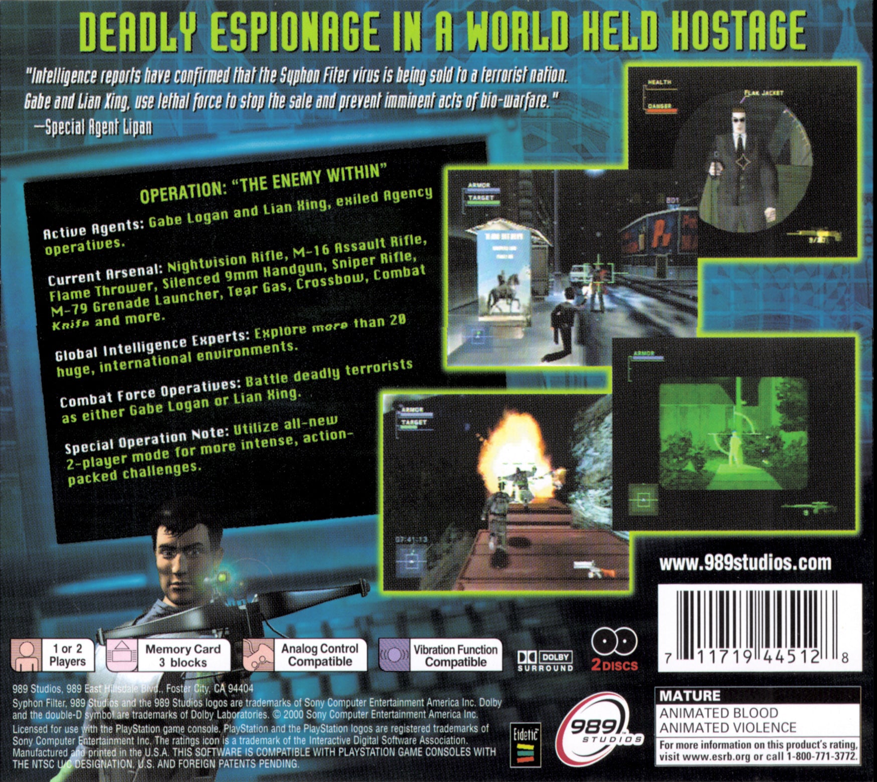 Syphon Filter 2 [2 Discs]