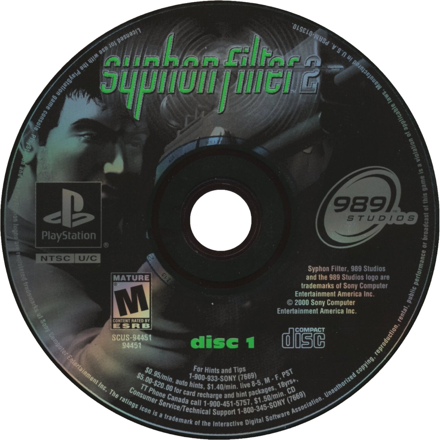 Syphon Filter 2 [2 Discs]