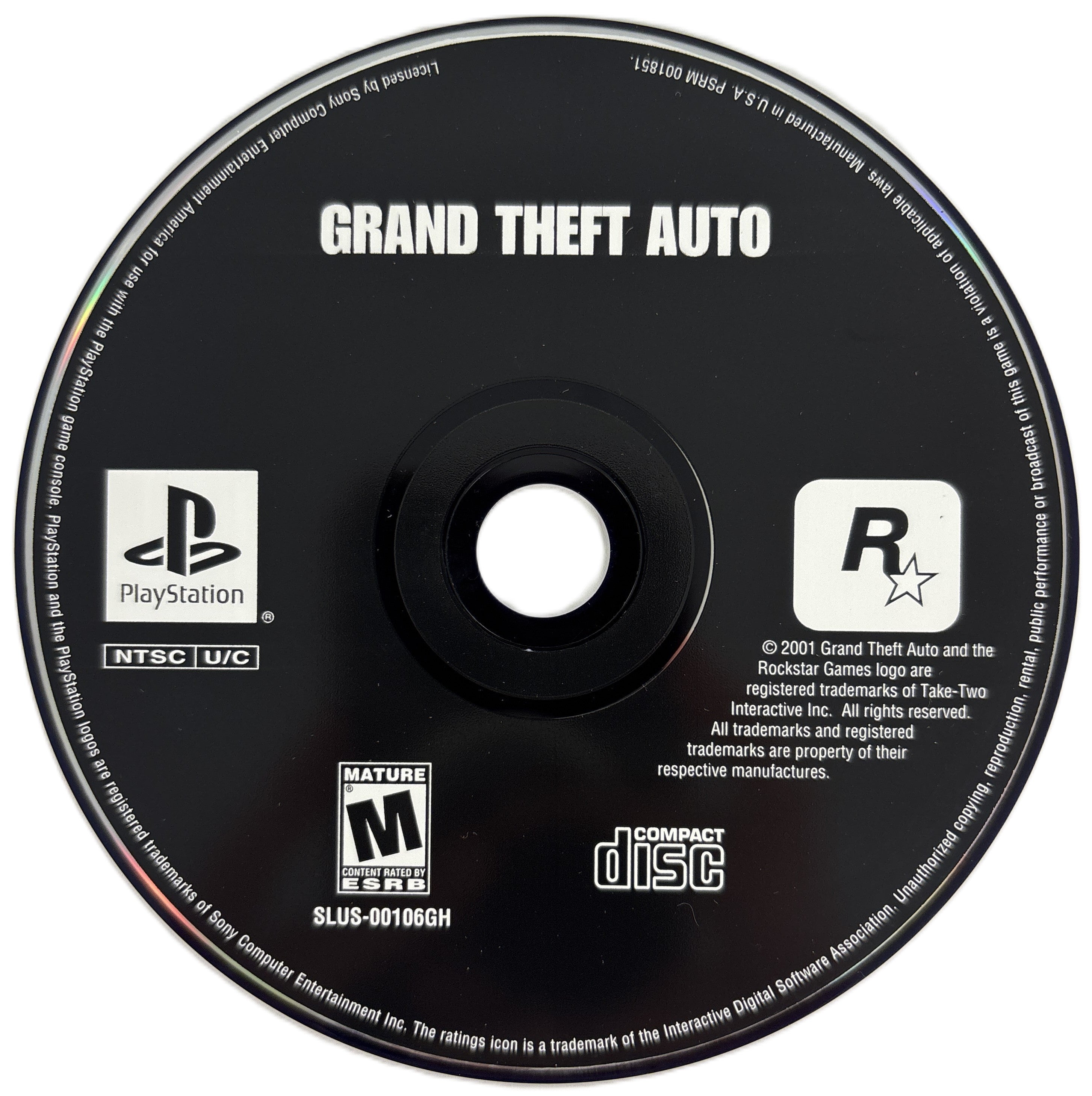 Grand Theft Auto Playstation - Video Game - Used - CaveGamers - Image 3