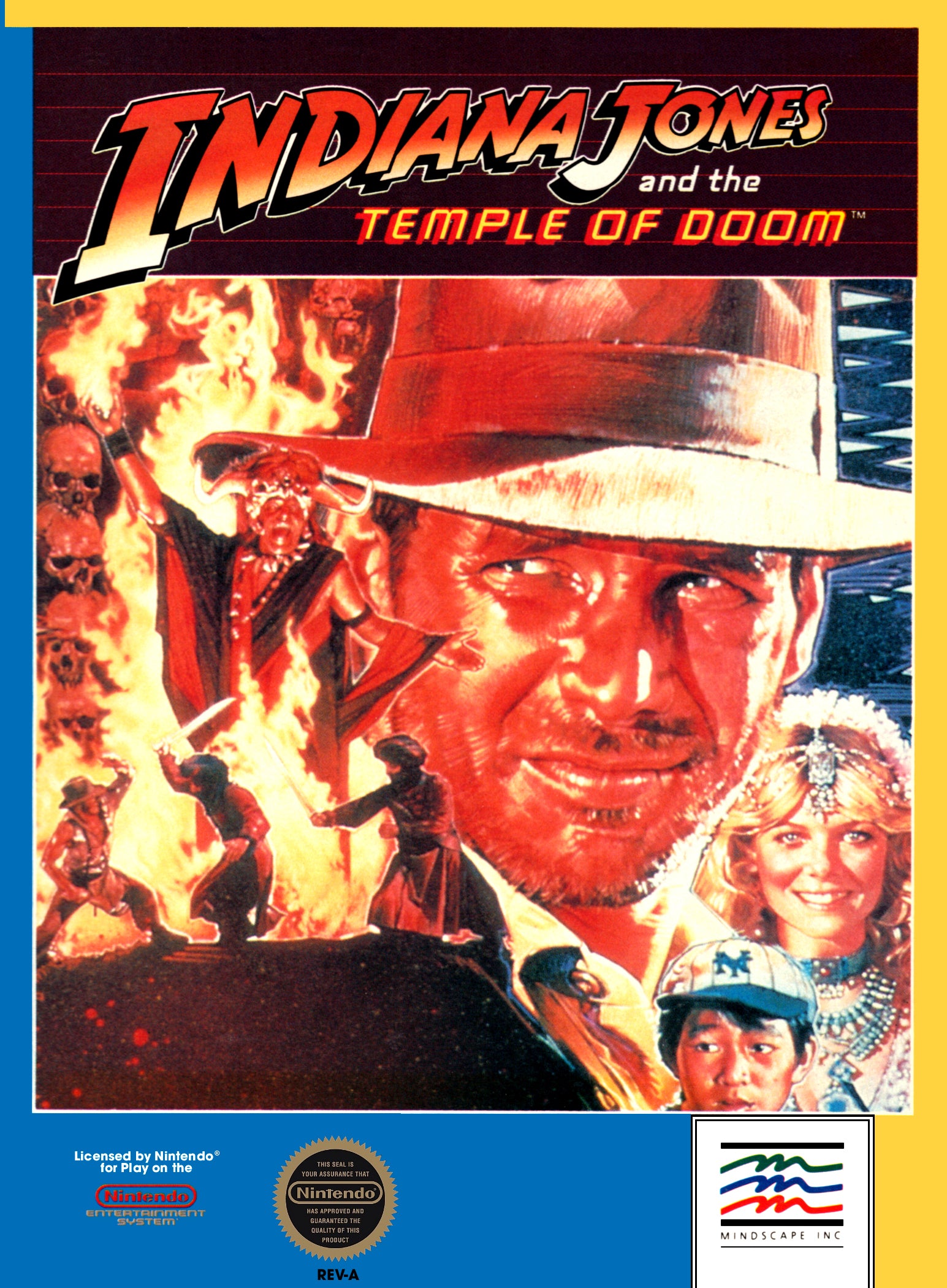 Indiana Jones and the Temple of Doom - Video Game - Used - CaveGamers