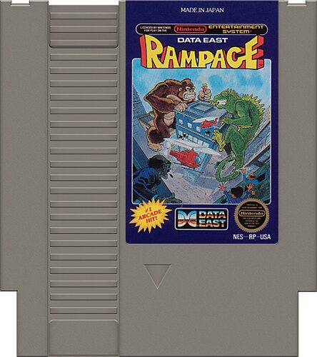 Rampage NES - Video Game - Used - CaveGamers - Image 3