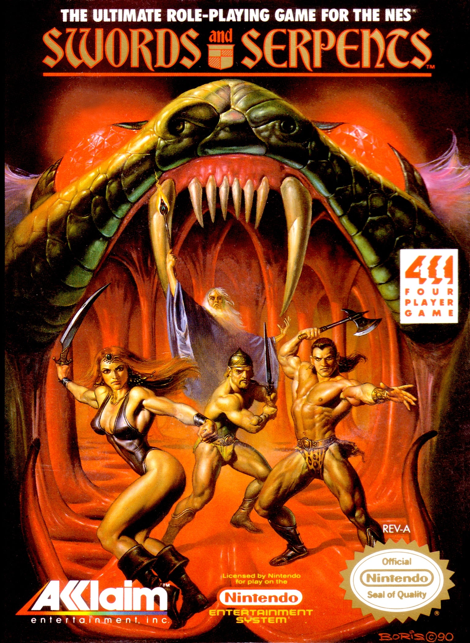 Swords and Serpents NES - Video Game - Used - CaveGamers