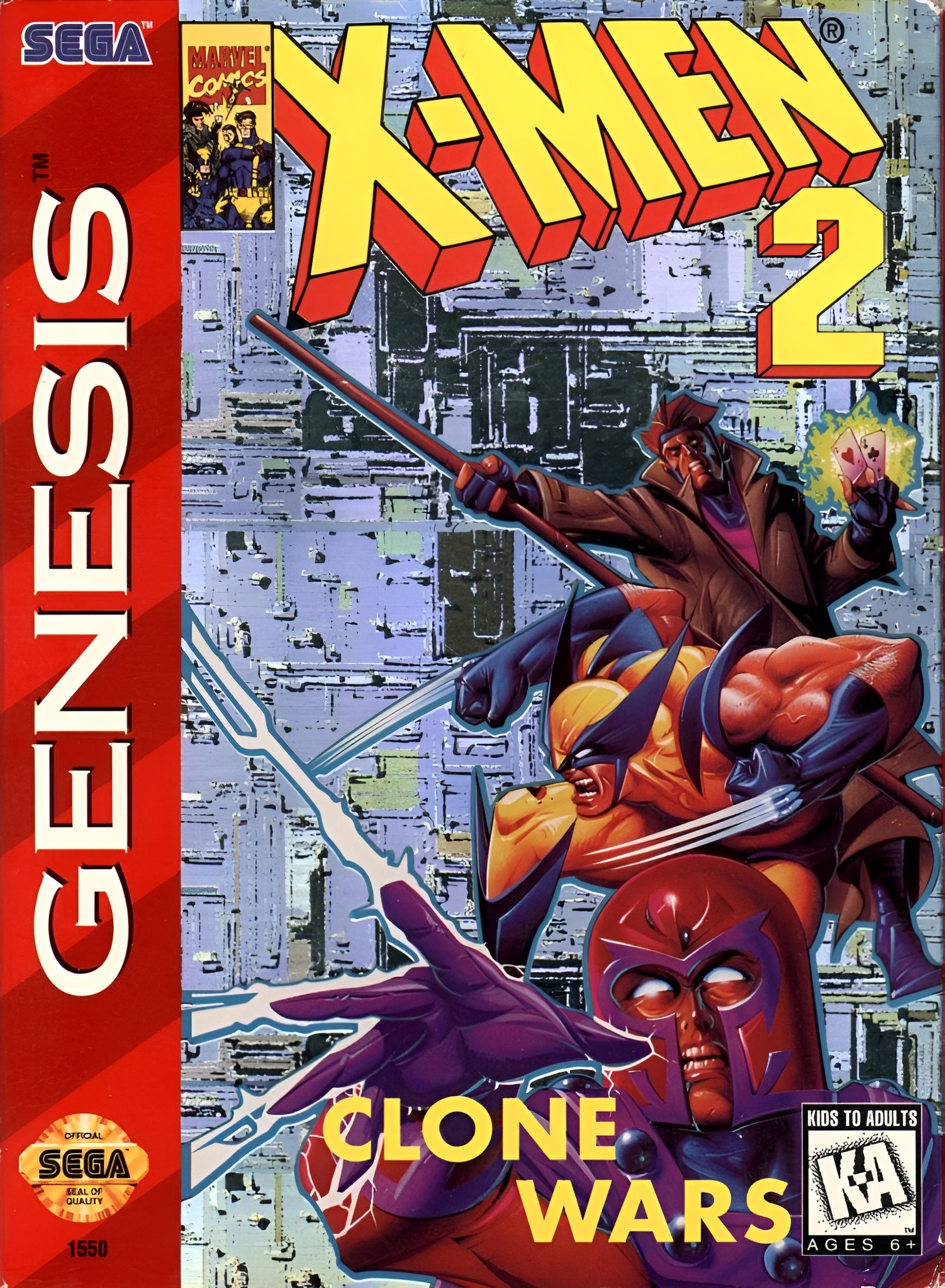 X-Men 2: Clone Wars Genesis - Video Game - Used - CaveGamers