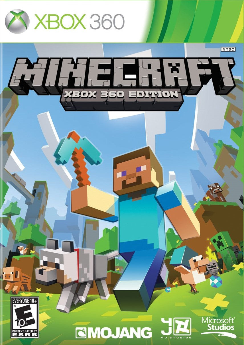 Minecraft Xbox 360 - Video Game - Used - CaveGamers