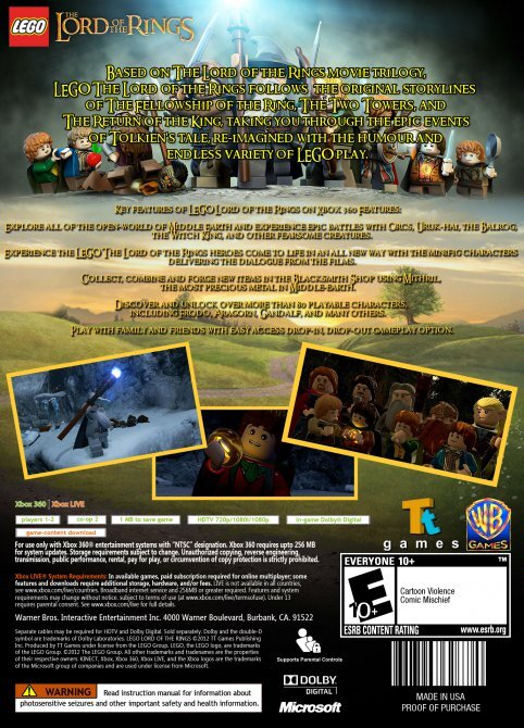 LEGO Lord of the Rings Xbox 360 - Video Game - Used - CaveGamers - Image 2