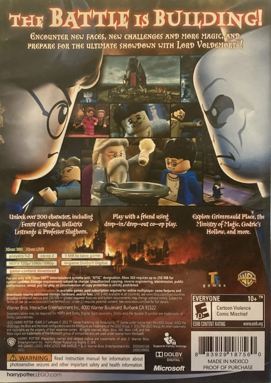 LEGO Harry Potter: Years 5-7 Xbox 360 - Video Game - Used - CaveGamers - Image 2