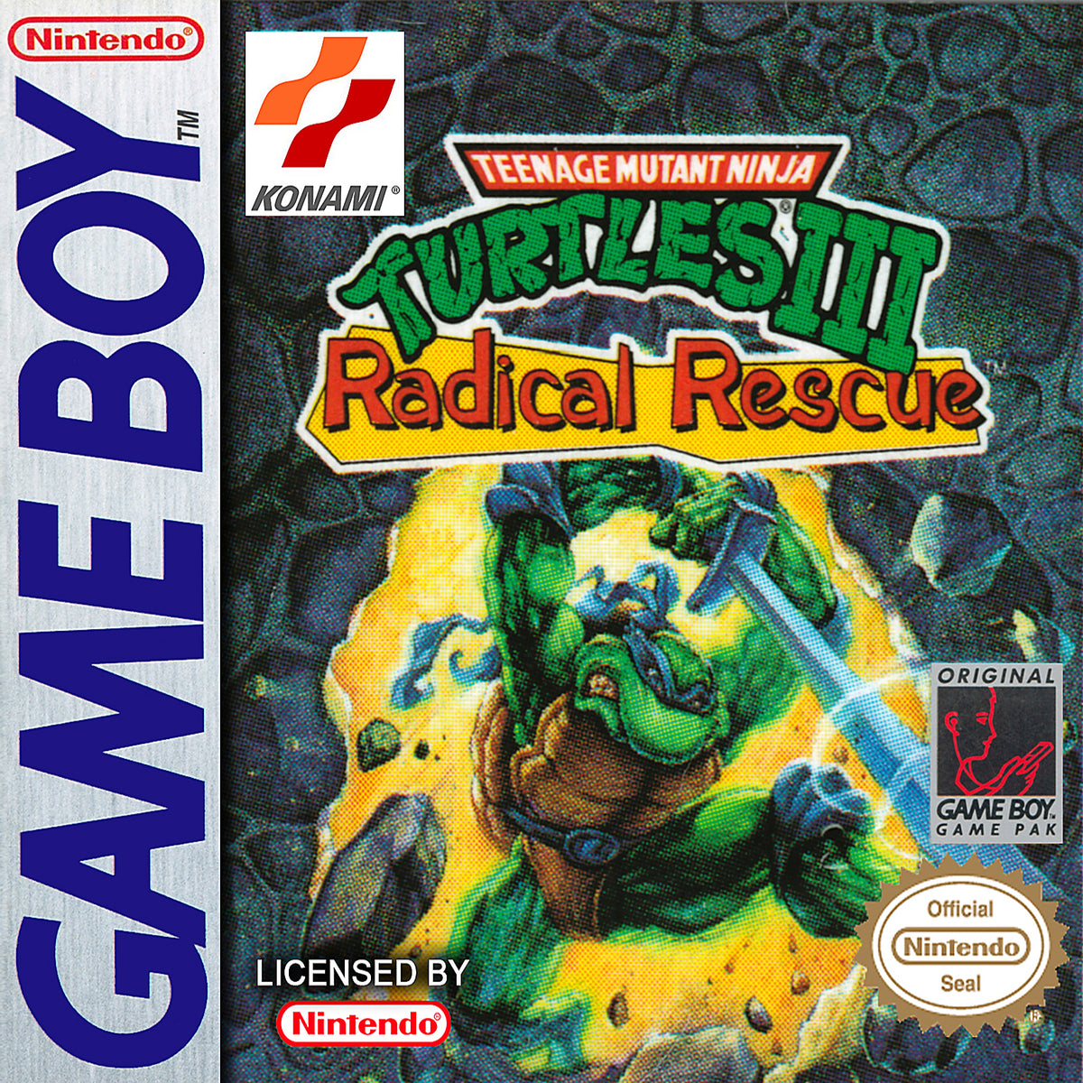 Teenage Mutant Ninja Turtles III Radical Rescue Game Boy - Video Game - Used - CaveGamers