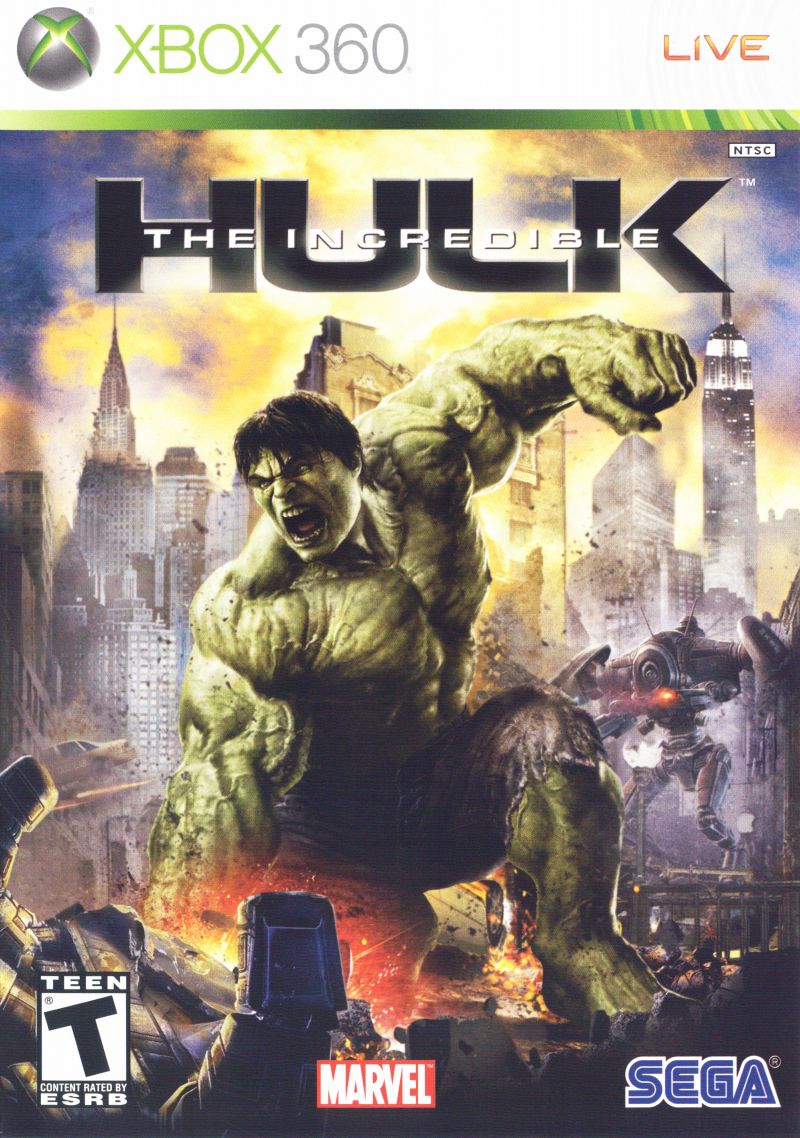 The Incredible Hulk Xbox 360 - Video Game - Used - CaveGamers