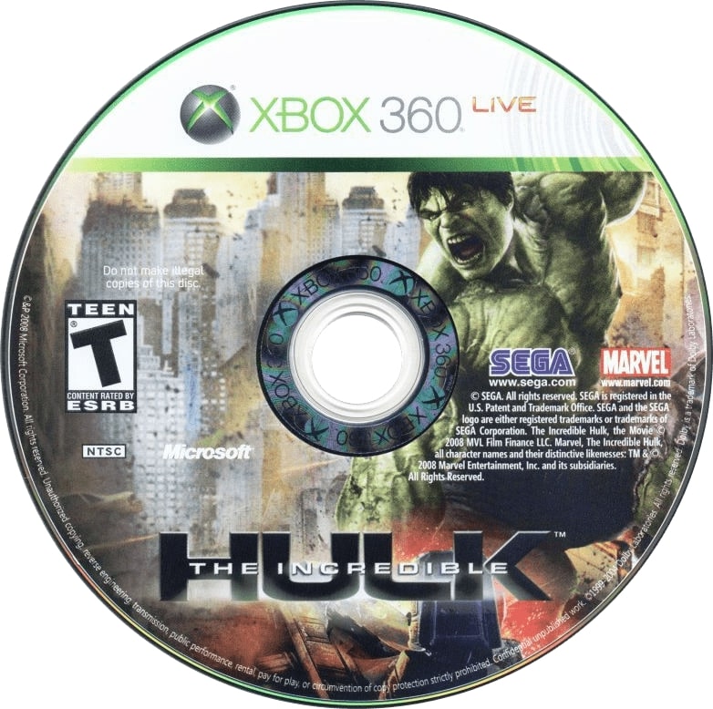 The Incredible Hulk Xbox 360 - Video Game - Used - CaveGamers - Image 3