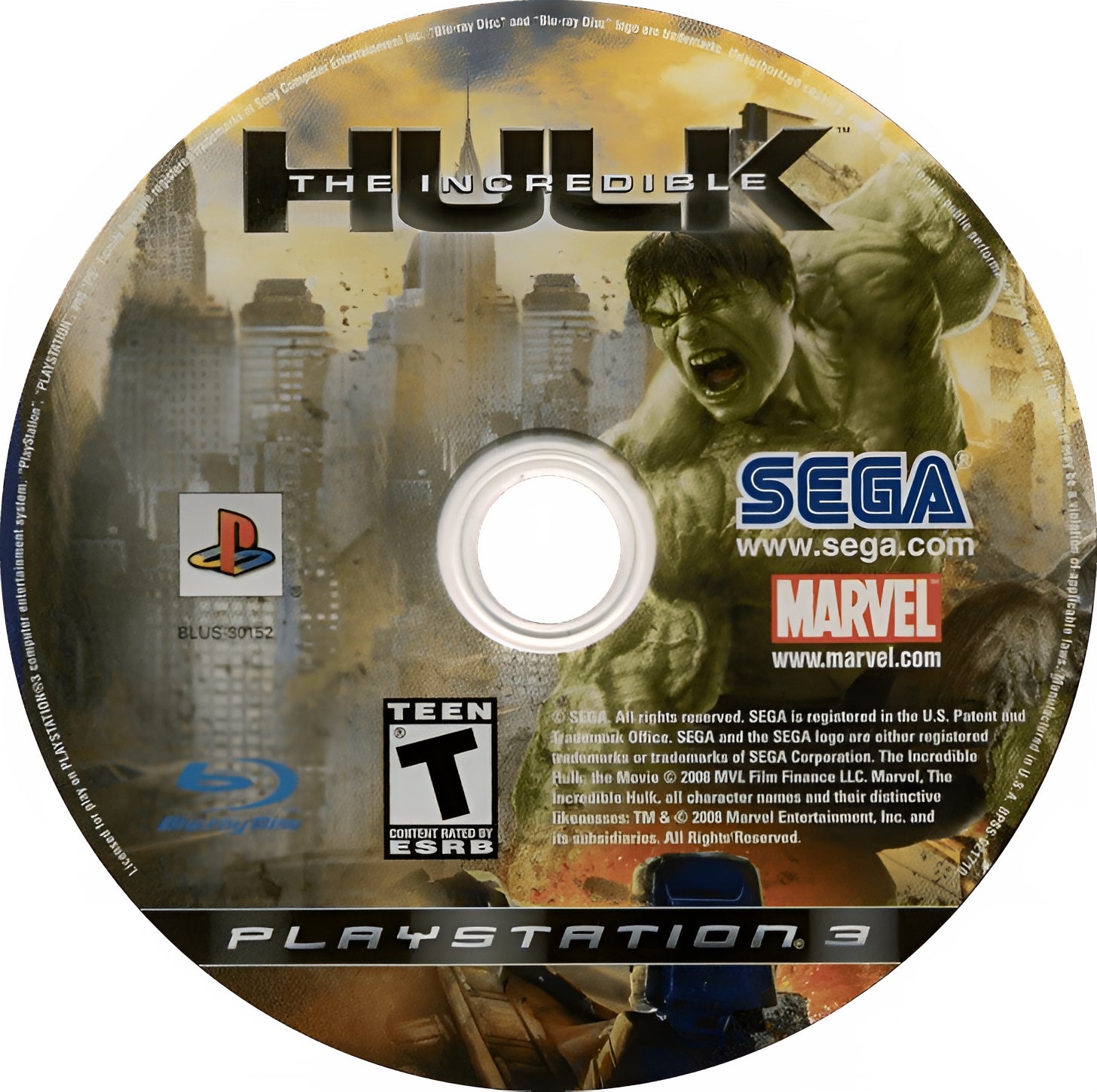 The Incredible Hulk PS3 - Video Game - Used - CaveGamers - Image 3