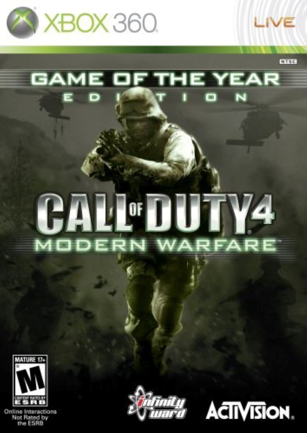 Call of Duty 4 Modern Warfare [Game of the Year] Xbox 360 - Video Game - Used - CaveGamers