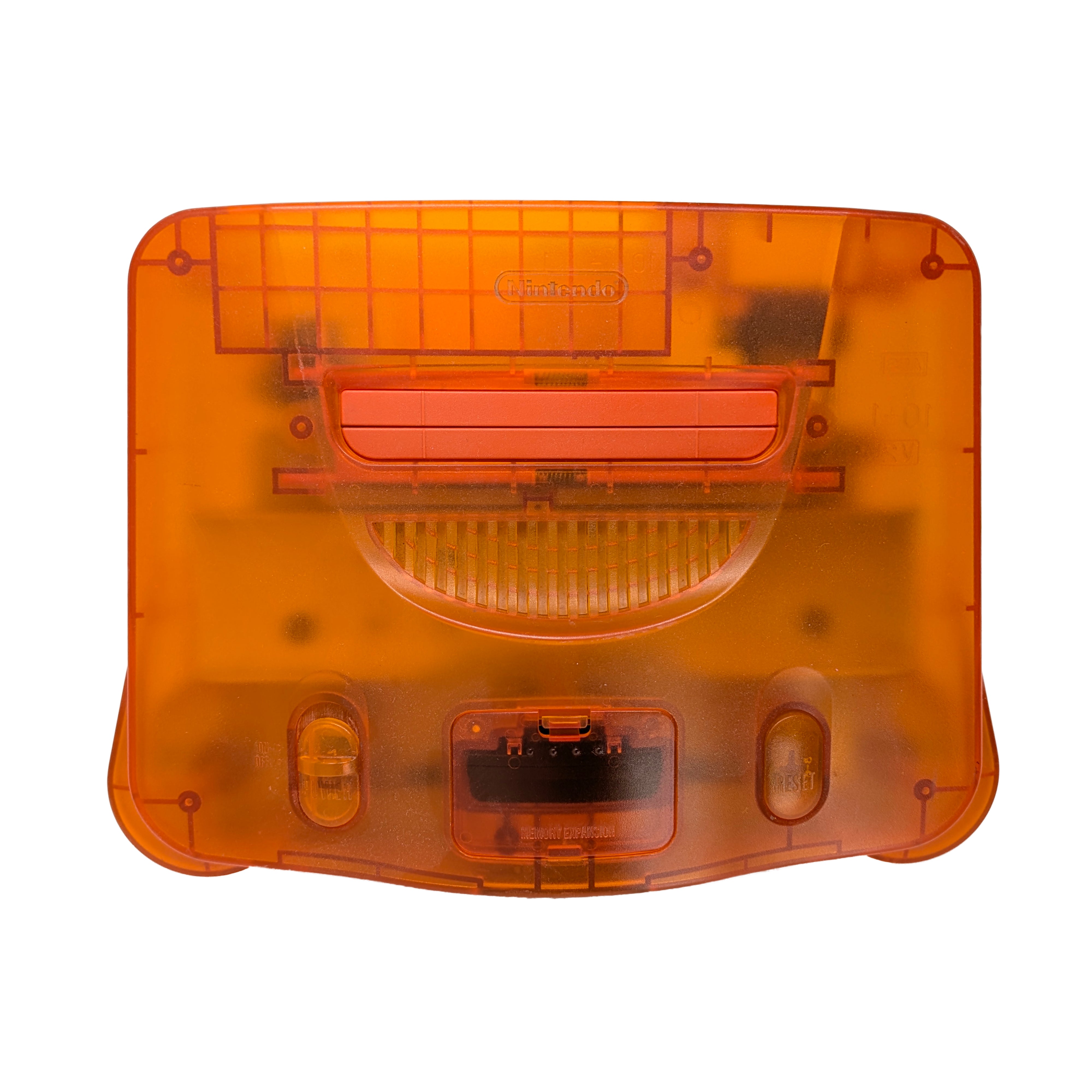 Nintendo 64 Console - Fire Orange N64 - Video Game System - Used - CaveGamers - Image 3