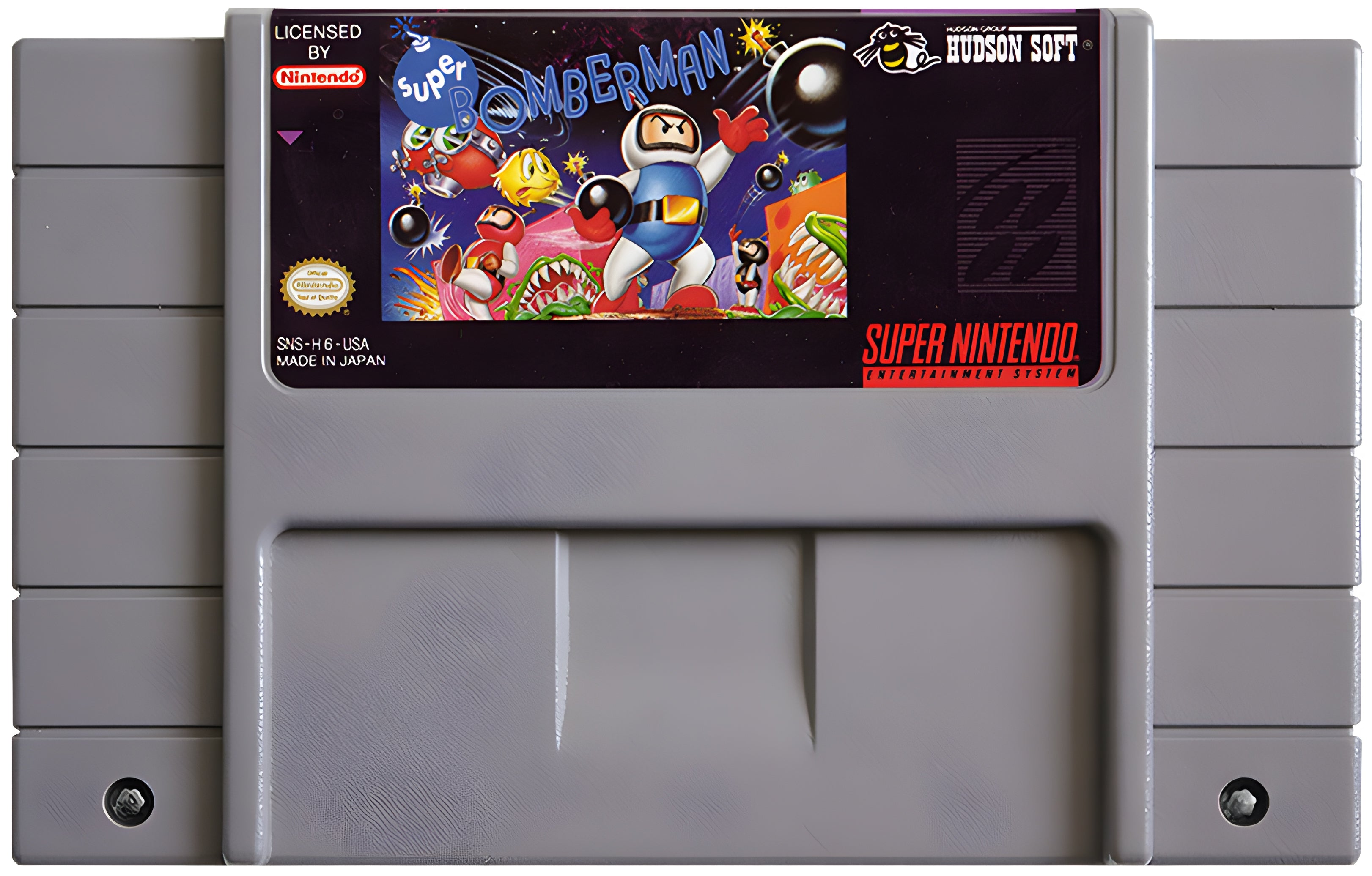 Super Bomberman SNES - Video Game - Used - CaveGamers - Image 3