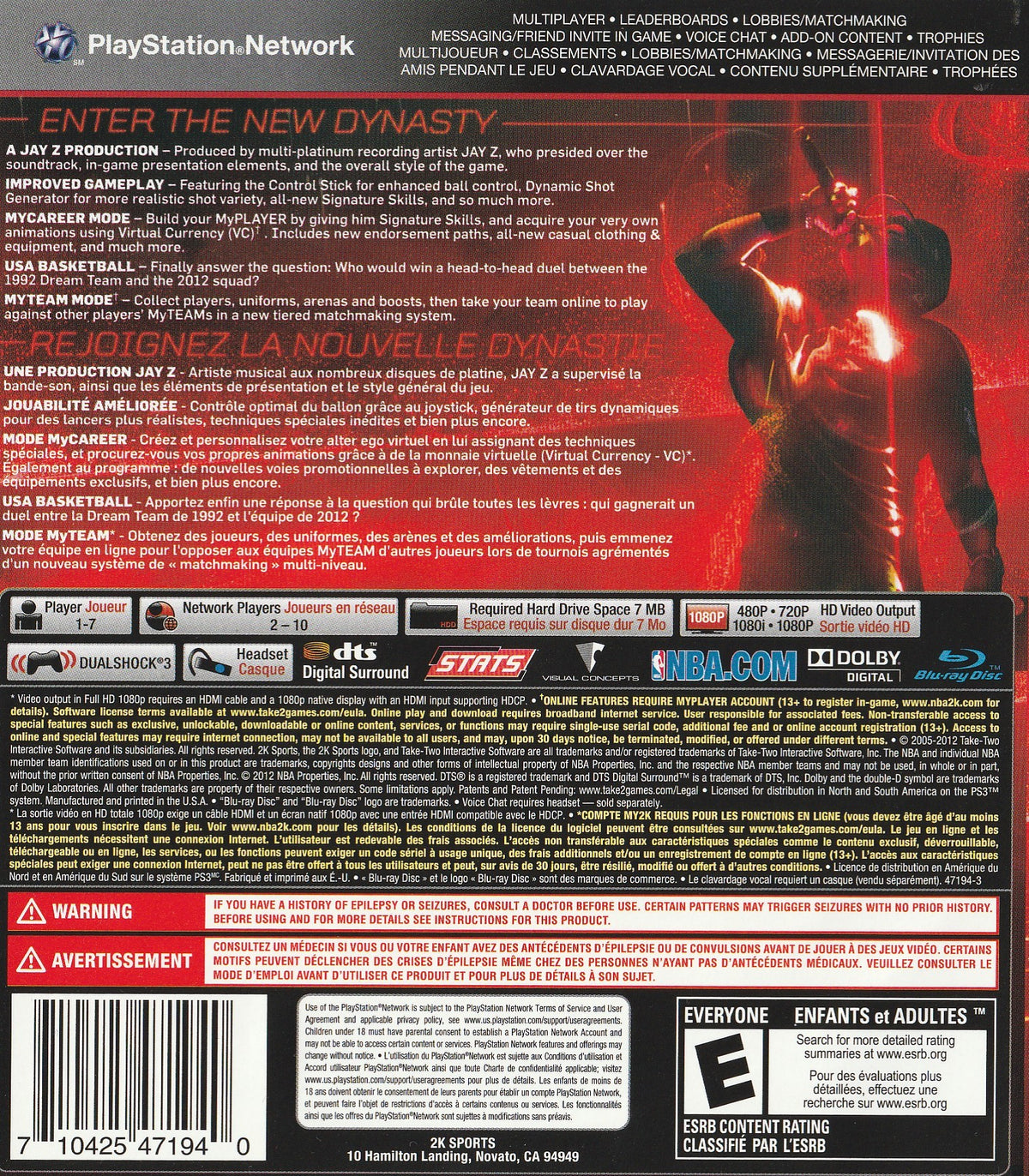 NBA 2K13 PS3 - Video Game - Used - CaveGamers - Image 2