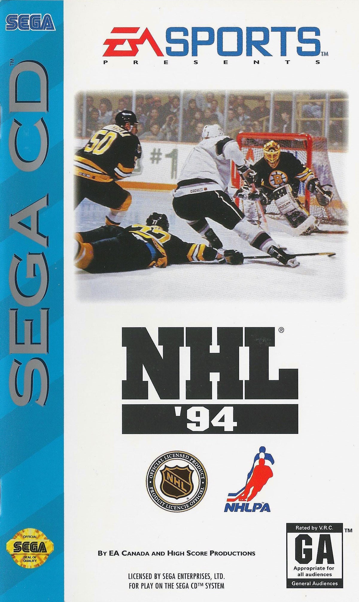 NHL 94 Sega CD - Video Game - Used - CaveGamers