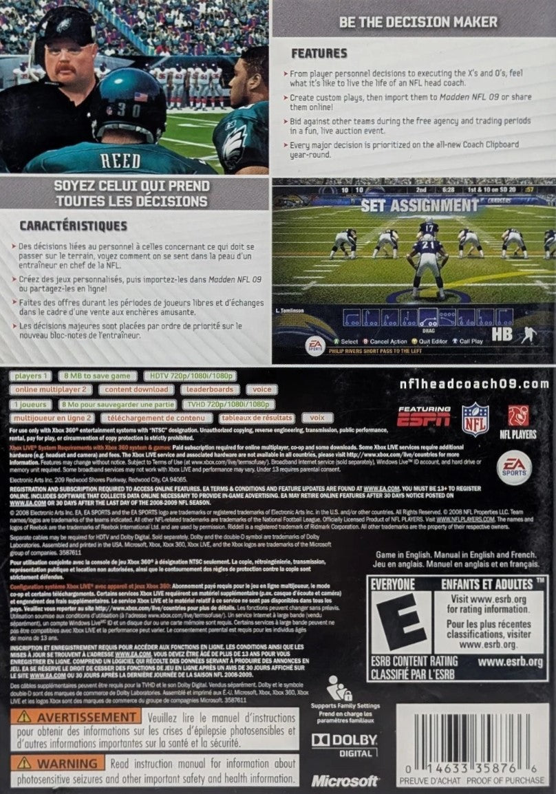 NFL Head Coach 2009