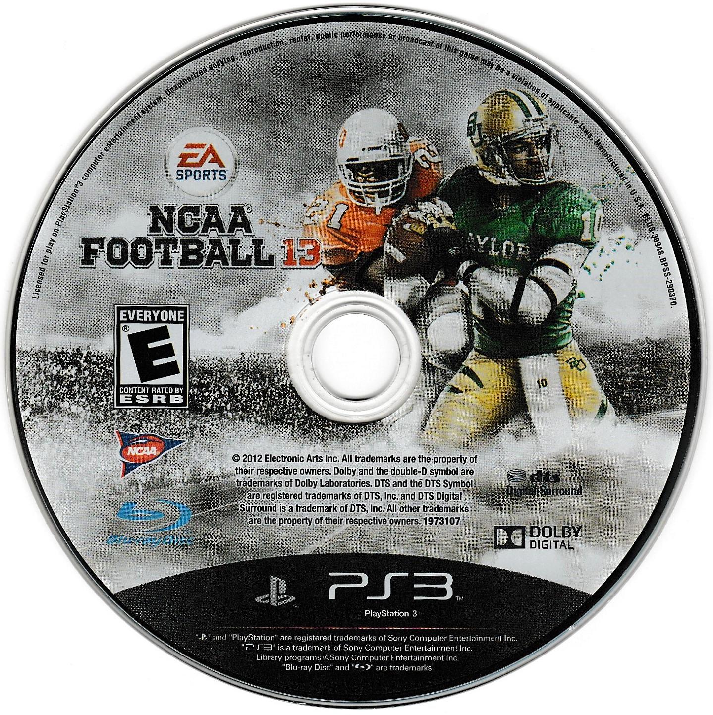 NCAA Football 13 PS3 - Video Game - Used - CaveGamers - Image 3