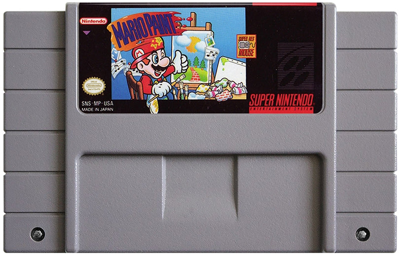 Mario Paint SNES - Video Game - Used - CaveGamers - Image 3