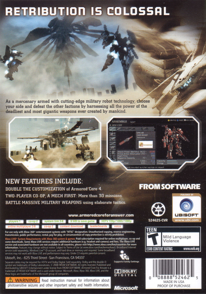 Armored Core For Answer
