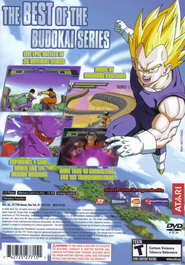 Dragon Ball Z Infinite World PS2 - Video Game - Used - CaveGamers - Image 2