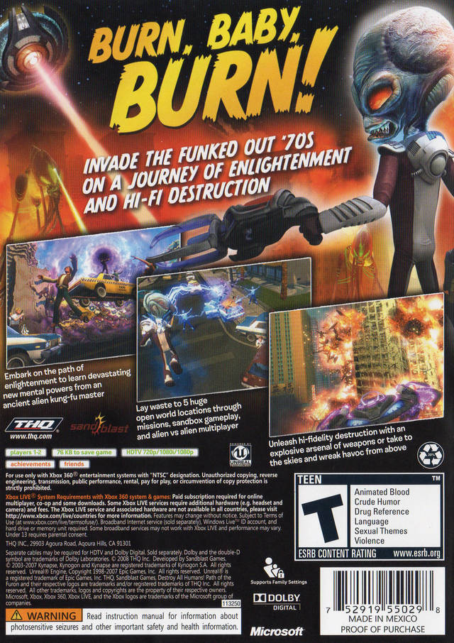 Destroy All Humans: Path of the Furon