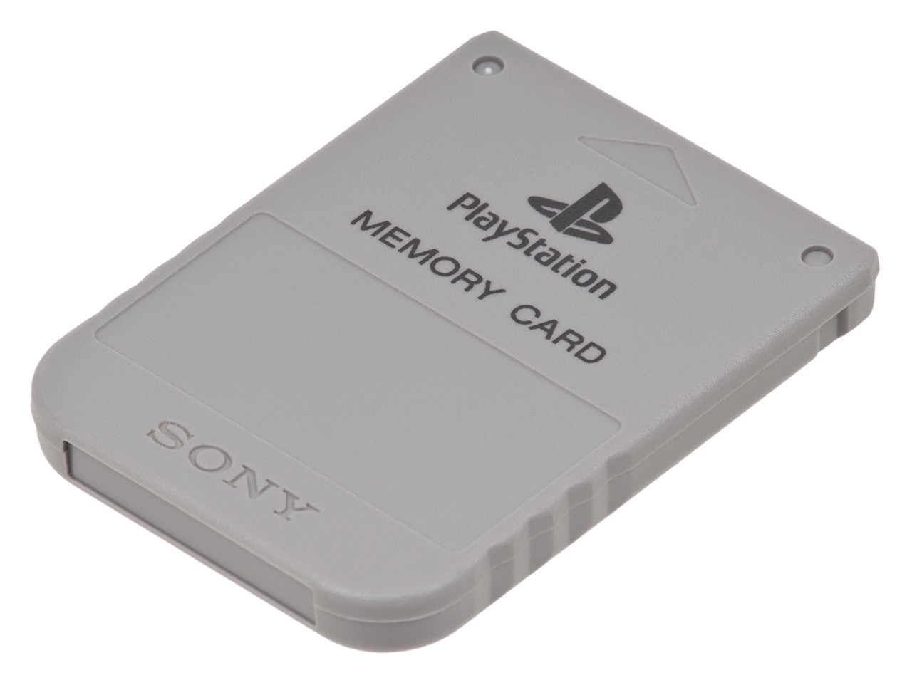 PlayStation Memory Card - Grey - Video Game Accessory - Used - CaveGamers