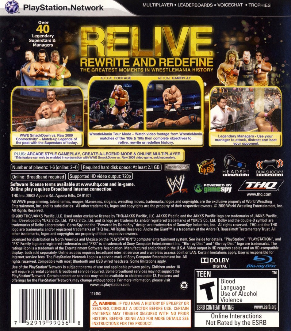 WWE Legends of WrestleMania