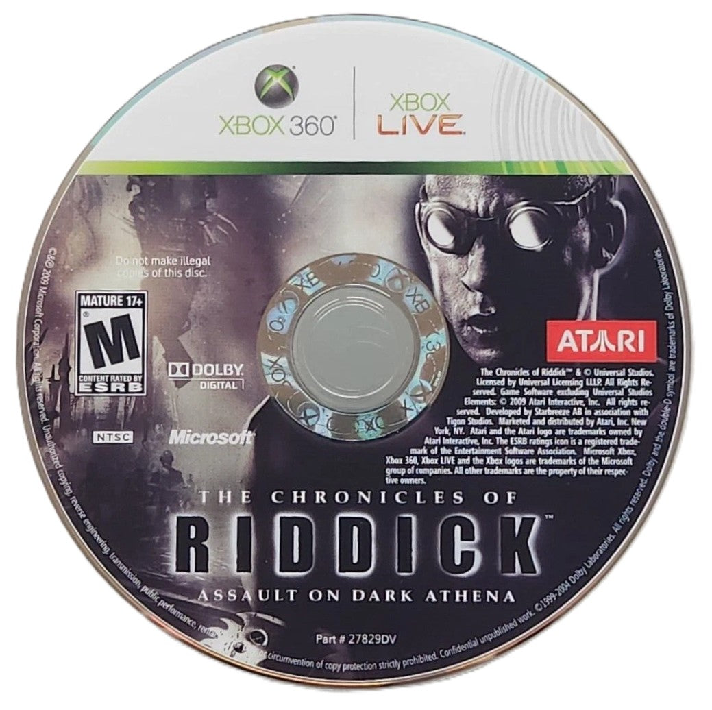 Chronicles of Riddick: Assault on Dark Athena Xbox 360 - Video Game - Used - CaveGamers - Image 3