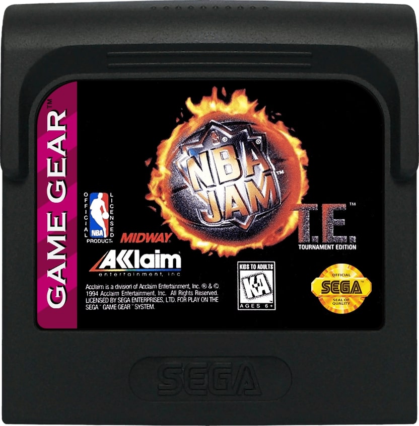 NBA Jam Tournament Edition GameGear - Video Game - Used - CaveGamers - Image 3
