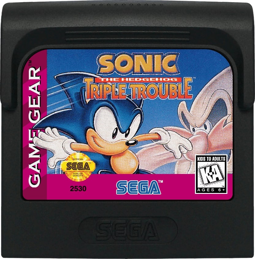 Sonic the Hedgehog: Triple Trouble GameGear - Video Game - Used - CaveGamers - Image 3