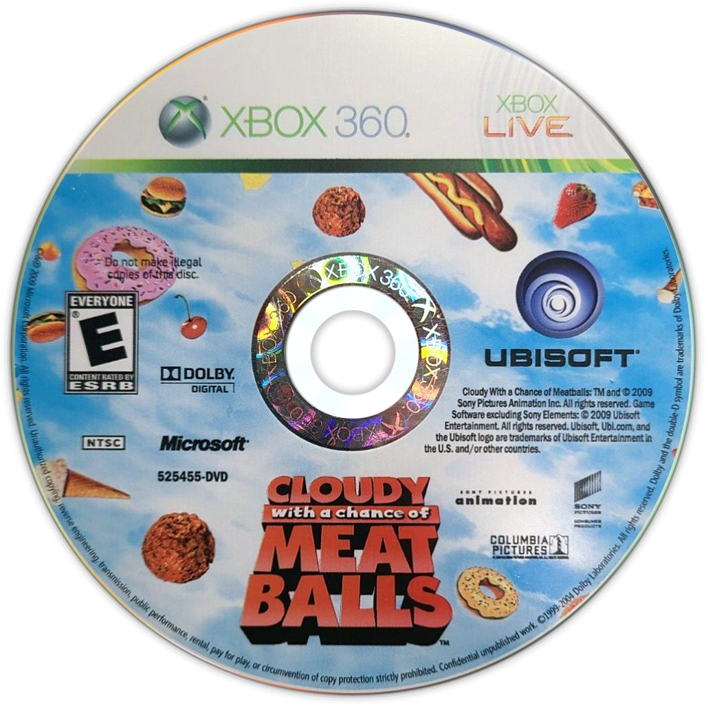 Cloudy with a Chance of Meatballs Xbox 360 - Video Game - Used - CaveGamers - Image 3