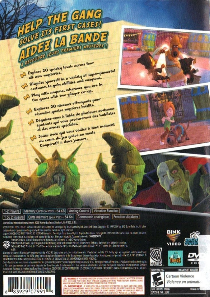 Scooby-Doo First Frights PS2 - Video Game - Used - CaveGamers - Image 2