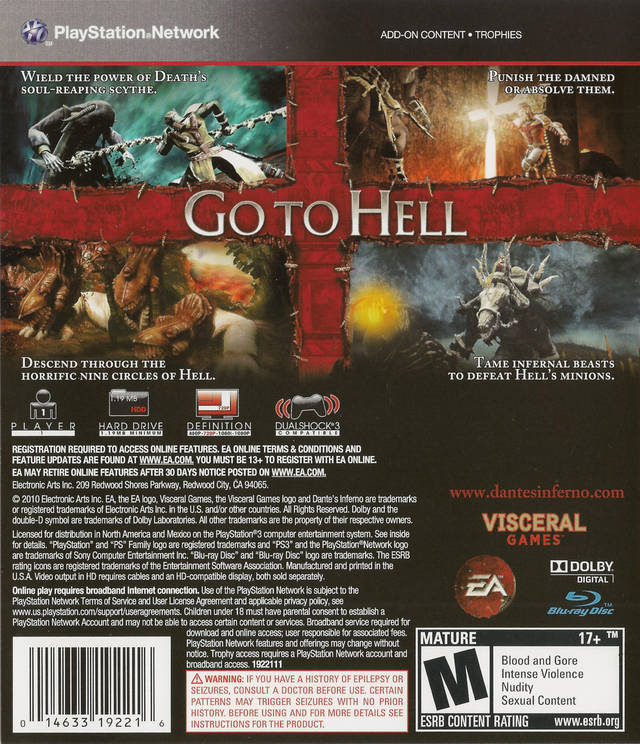 Dante's Inferno [Divine Edition] PS3 - Video Game - Used - CaveGamers - Image 2