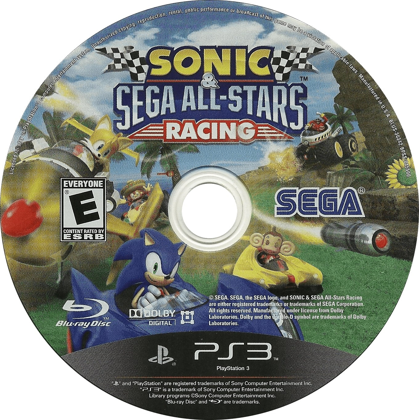 Sonic & SEGA All-Stars Racing PS3 - Video Game - Used - CaveGamers - Image 3