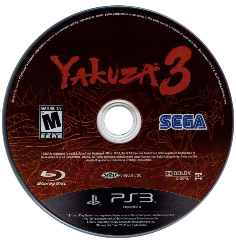 Yakuza 3 PS3 - Video Game - Used - CaveGamers - Image 3