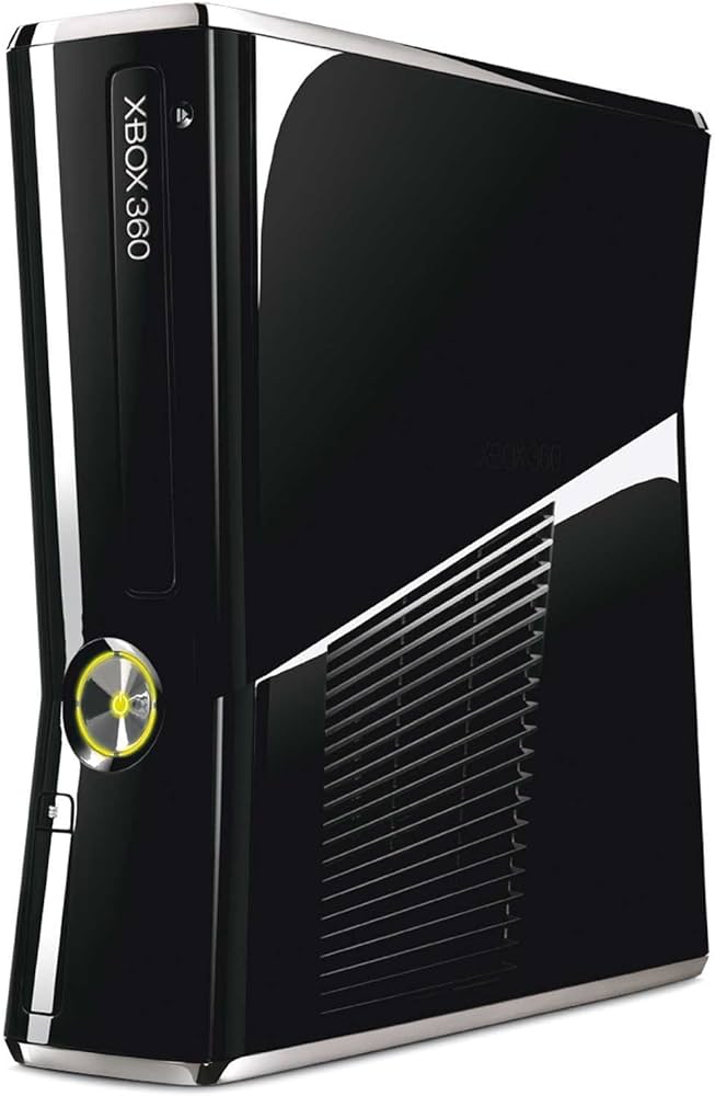 Xbox 360 Slim Console - Gloss Black [No Hard Drive] - Video Game System - Used - CaveGamers