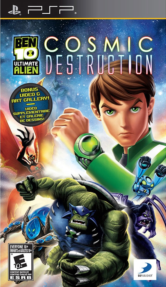 Ben 10: Ultimate Alien Cosmic Destruction PSP - Video Game - Used - CaveGamers