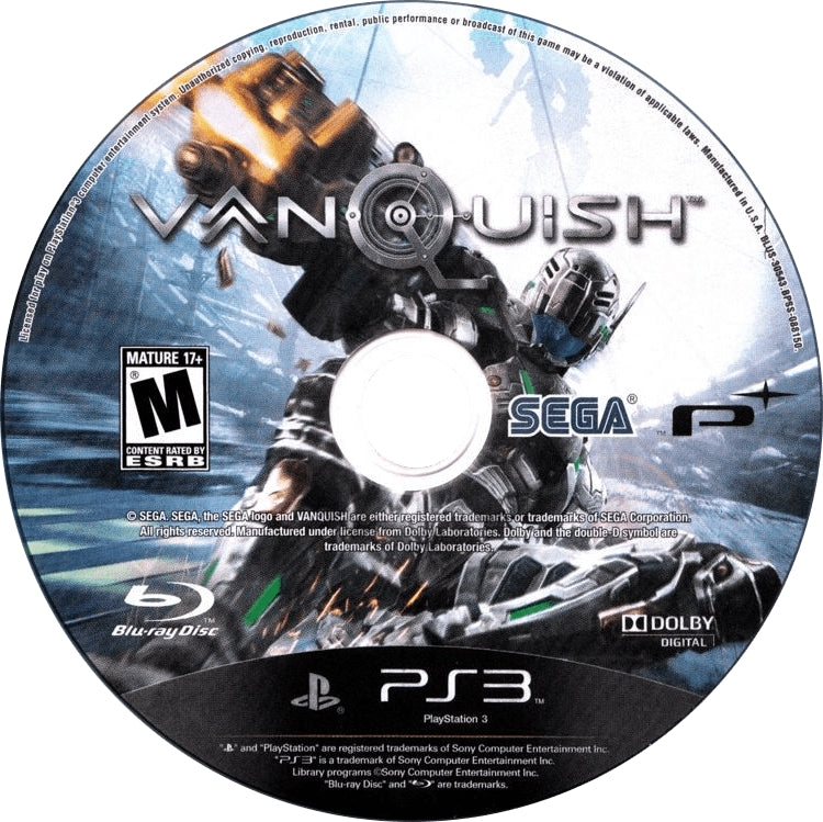 Vanquish PS3 - Video Game - Used - CaveGamers - Image 2