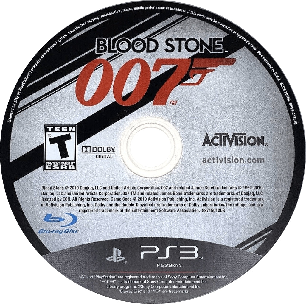 007 Blood Stone PS3 - Video Game - Used - CaveGamers - Image 2