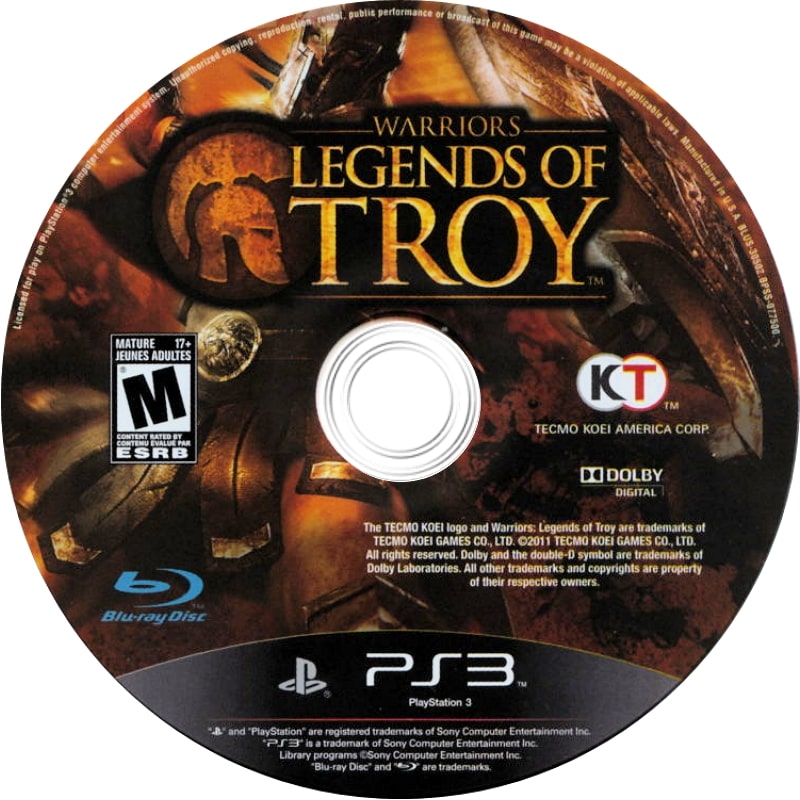 Warriors: Legends of Troy PS3 - Video Game - Used - CaveGamers - Image 3