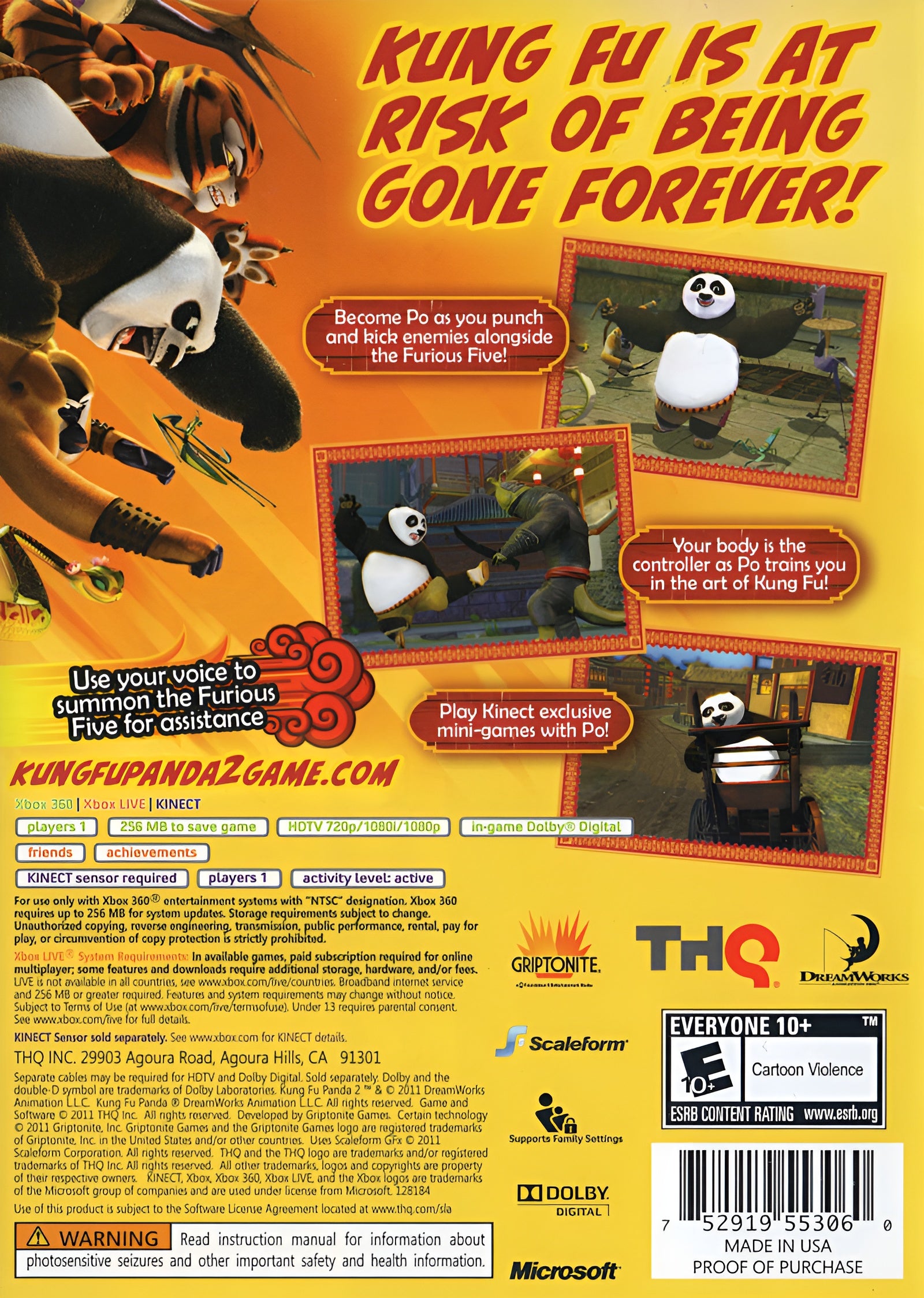 Kung Fu Panda 2 Xbox 360 - Video Game - Used - CaveGamers - Image 2