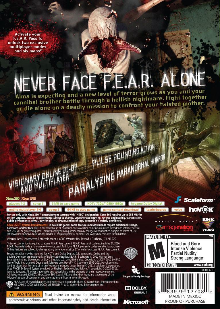 F.E.A.R. 3 Xbox 360 - Video Game - Used - CaveGamers - Image 2
