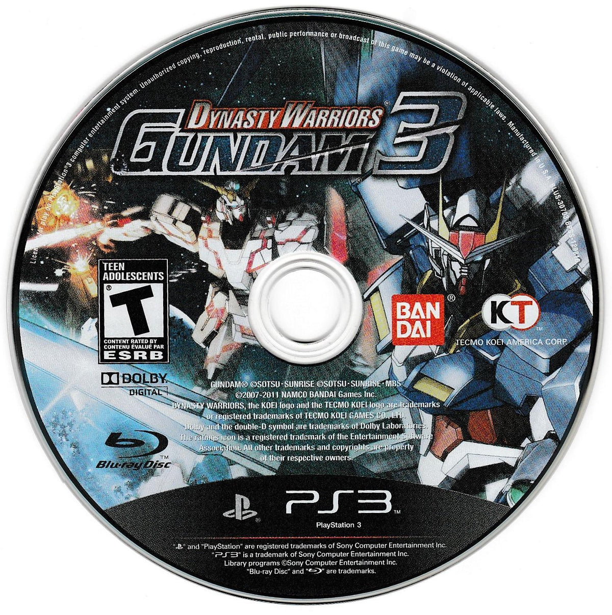 Dynasty Warriors: Gundam 3 PS3 - Video Game - Used - CaveGamers - Image 3