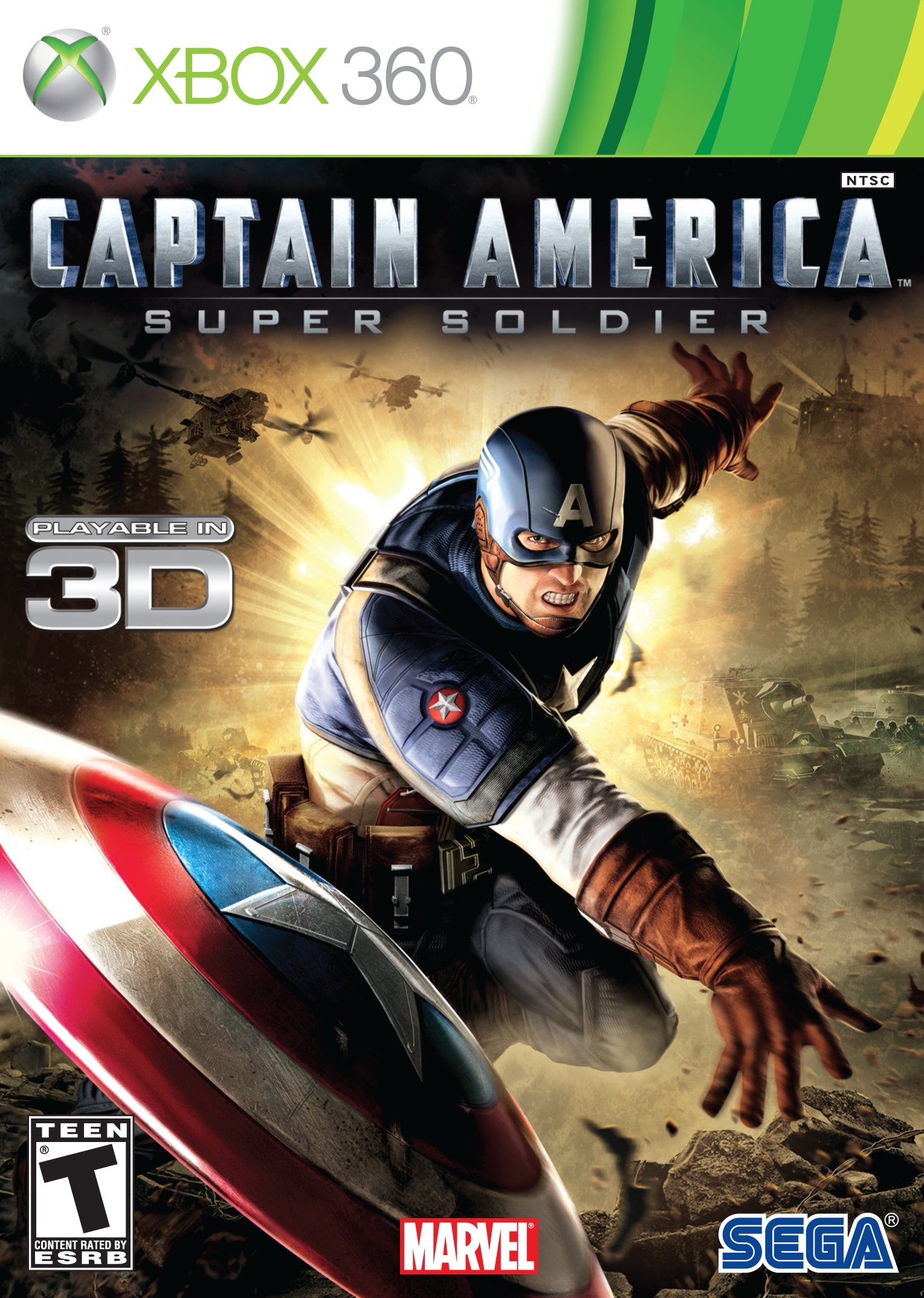 Captain America: Super Soldier Xbox 360 - Video Game - Used - CaveGamers
