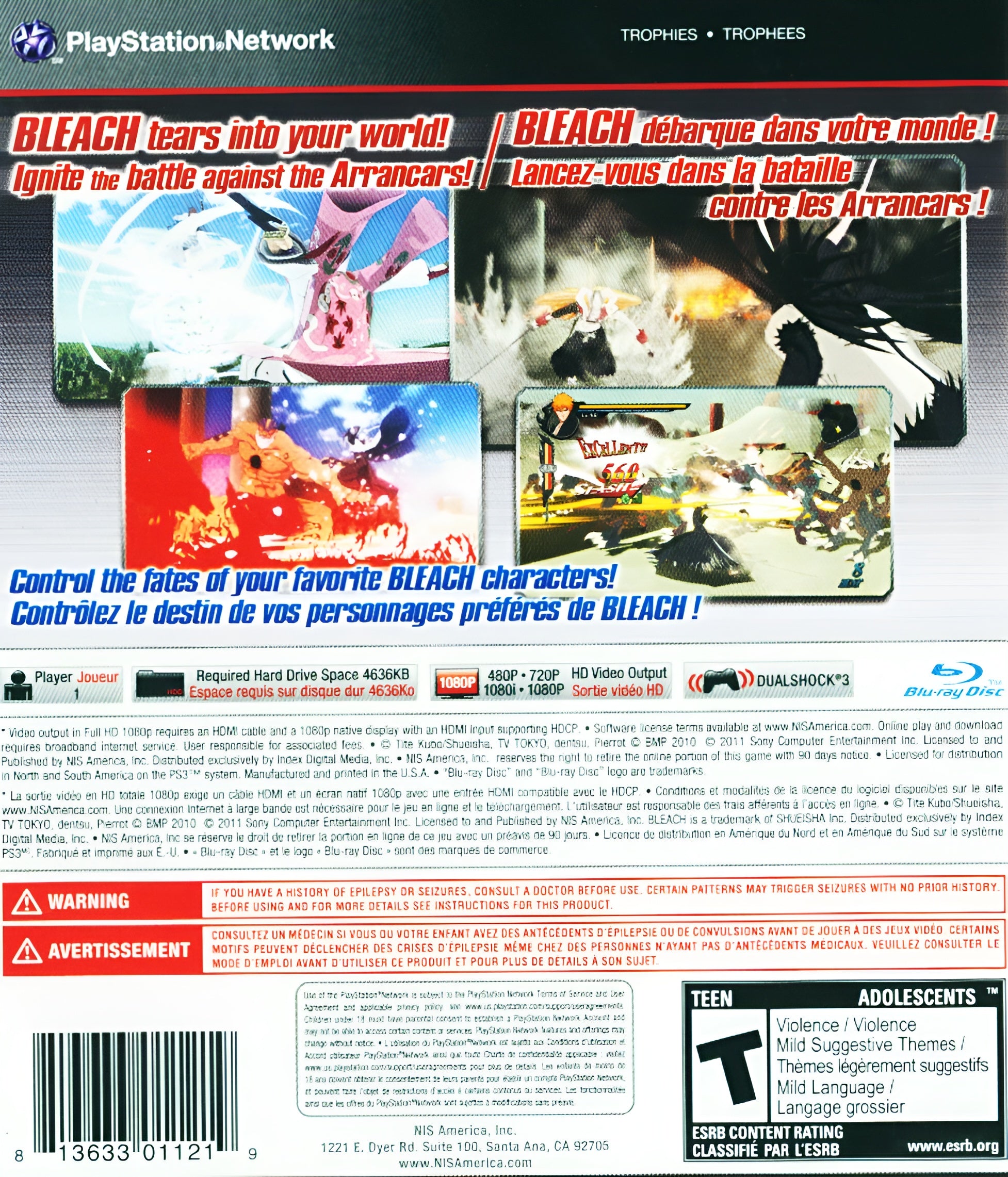 Bleach: Soul Resurreccion PS3 - Video Game - Used - CaveGamers - Image 2