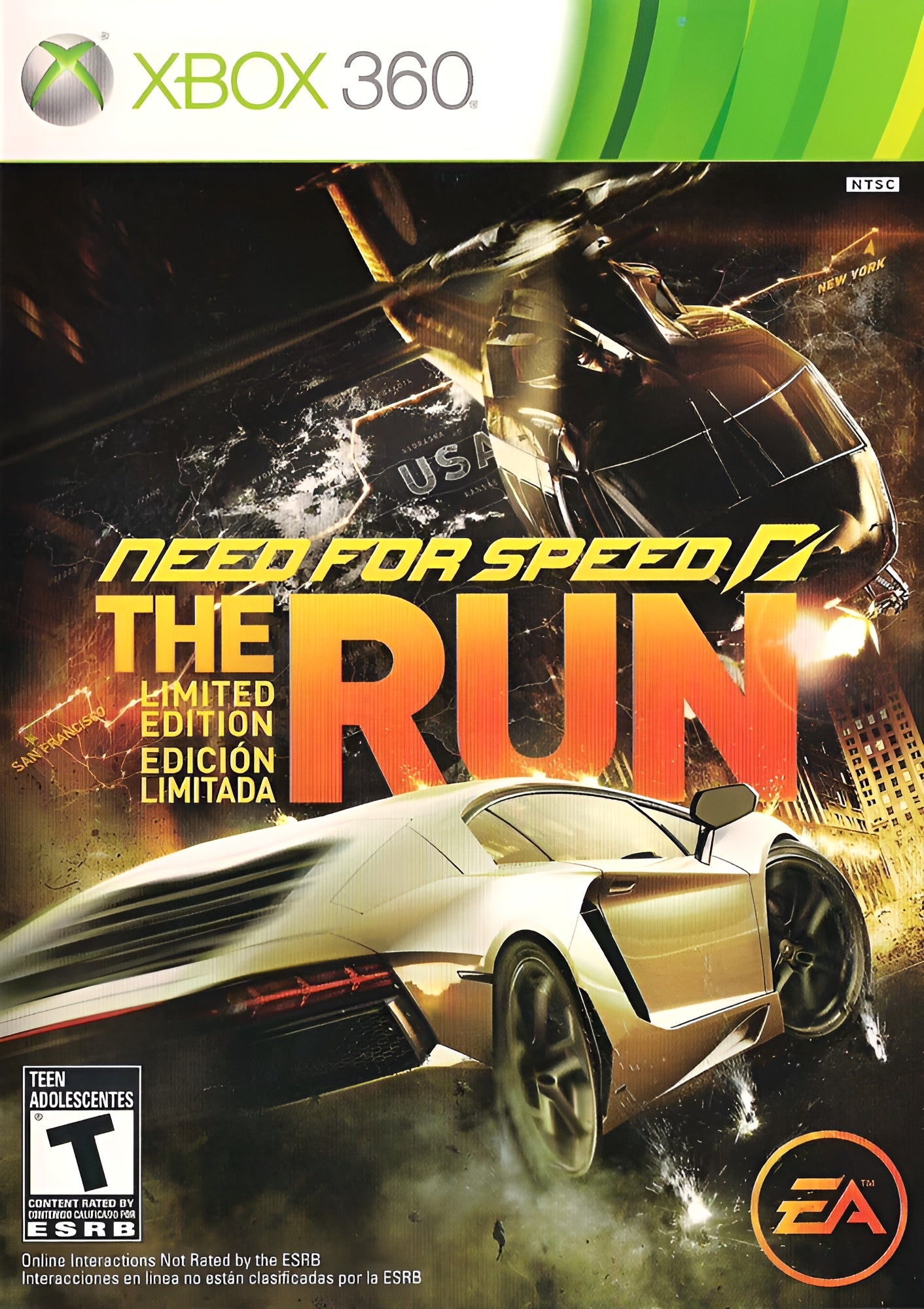 Need For Speed: The Run Xbox 360 - Video Game - Used - CaveGamers
