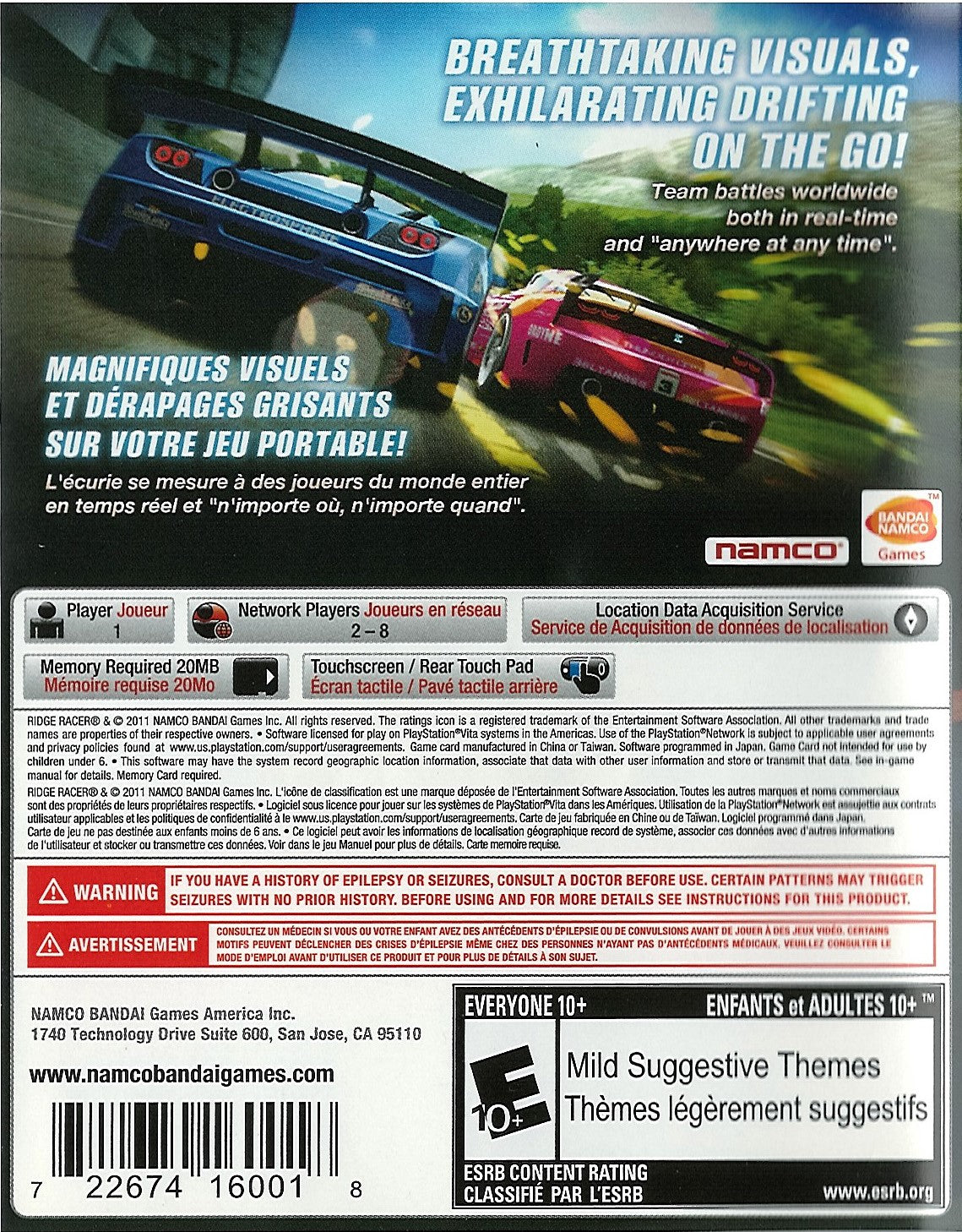 Ridge Racer PSV - Video Game - Used - CaveGamers - Image 2