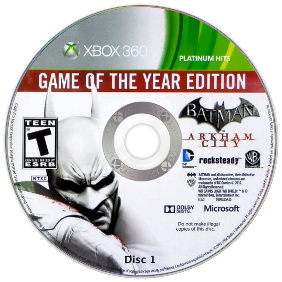 Batman: Arkham City [Game of the Year] [2 Discs] Xbox 360 - Video Game - Used - CaveGamers - Image 3