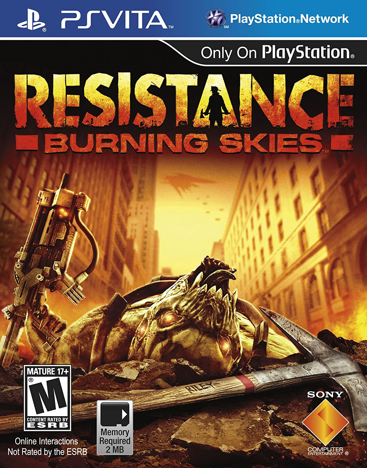 Resistance: Burning Skies PSV - Video Game - Used - CaveGamers