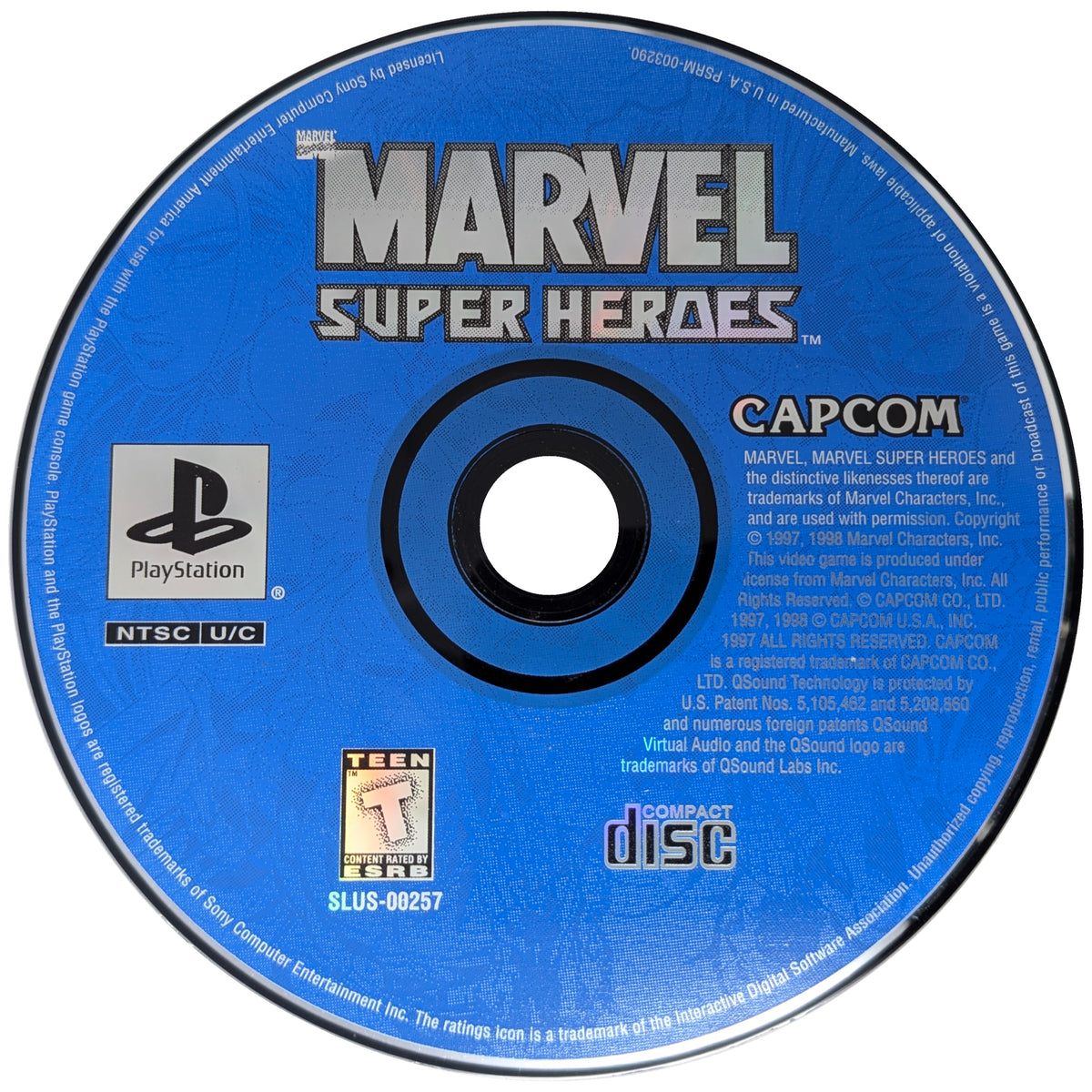 Marvel Super Heroes Playstation - Video Game - Used - CaveGamers - Image 4